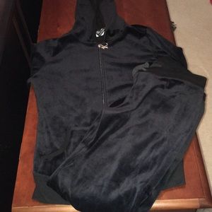 Black jogging suit/lounge suit